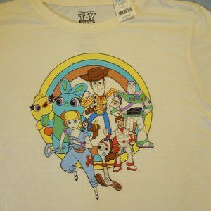 NWT Disney Pixar Toy Story 4 Graphic Ladies XXL T-Shirt Super Soft